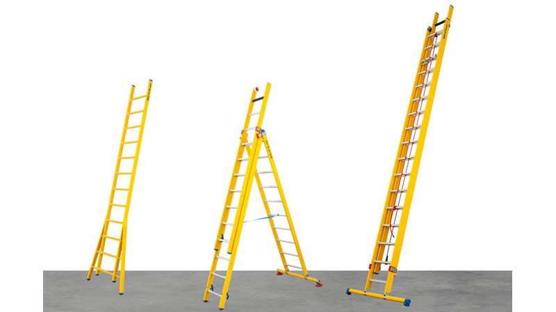 Glasvezelversterkte kunststof (GVK) ladders