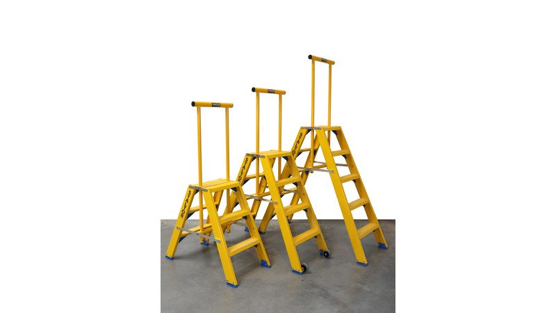 fiberglass reinforced polyester (FRP) stepladders